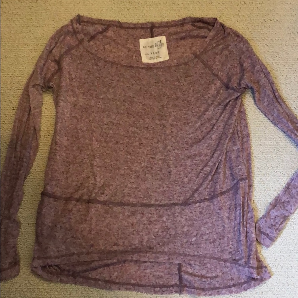 We the free space dyed tunic long sleeve T XS euc